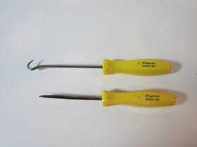 3asha Snap-on 3asaa Tools 2pc Mini Pick Set Straight - Hook Yellow B18 3asha Snap-on 3asaa Tools 2pc Mini Pick Set Straight - Hook Yellow B18