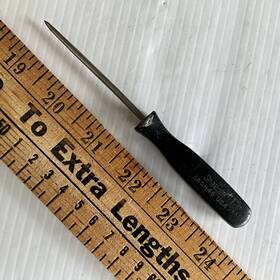 3ash45 Snap-on Mini Pick/awl Black Handle Made In Usa
