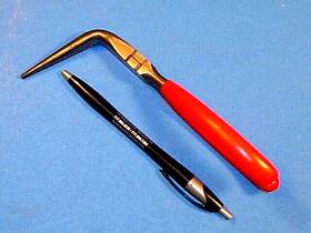 497acp Snap-on Tools 7ftft Angle Jaw Bent Needle Nose Pliers