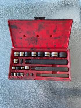 A157b Snap-on A157c Tools Heavy Duty Bushing Driver Set With Hard Case Pb20 A157b Snap-on A157c Tools Heavy Duty Bushing Driver Set With Hard Case Pb20