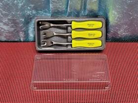 A177a Snap-on A161b Set Of 3 Hi Viz Yellow Handle Trim Pad Removal Tools A181 A177a Snap-on A161b Set Of 3 Hi Viz Yellow Handle Trim Pad Removal Tools A181