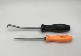 5asaa Snap-on A173a Tools A173 Radiator Hose Pick And Handle Scratch Awl Black Orange
