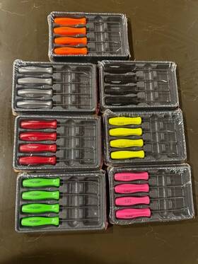 Asa204bdt Snap-on 4pc Mini Handle Awl Hook And Pick Set Asa204bdt- Your Color