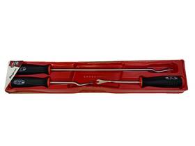 Asg103 Snap-on Trim Pad Removal Tool Soft Grip 3 Pieces Red Nice