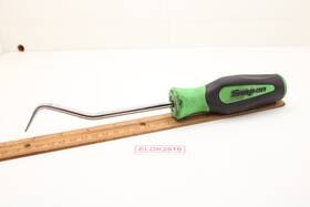 Asg185b Snap-on 10 Inch Long Green Soft Handletrim Pad Clips Removal Fork Tool Usa Asg185b Snap-on 10 Inch Long Green Soft Handletrim Pad Clips Removal Fork Tool Usa