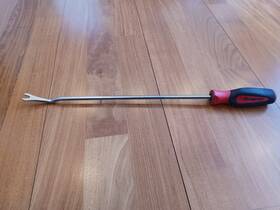 Snap-on Asgdl1br Snap-on Tools Usa Red Soft Grip Long Trim Pad Removal Tool - Used