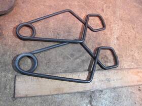Bl41 Snap On 2 Vintage Brake Wheel Cylinder Wire Clamps