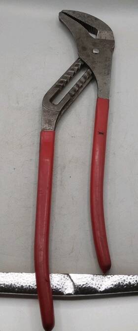 Chn480 Snap-on Blue Point Tools Large 20 Inch Tongue And Groove Pliers Made In Usa Red