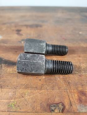 Snap-on Cj84-12 Tools 5/8 Inch -11 Heavy Duty Bar Type Puller Male Adaptor Set Of 2