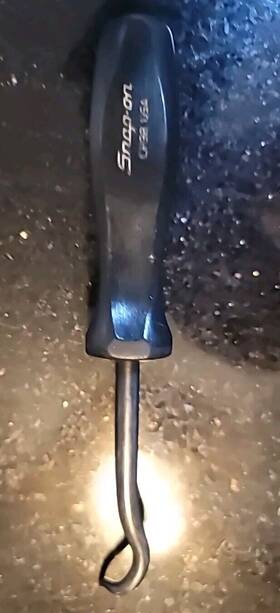 Cp38 Snap-on Cotter Pin Key Pick Removal Tool Black Hard Handle 6.6