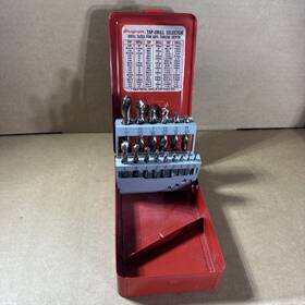 Dbc215 Snap-on 15 Pc. H.s Cobalt Drill Bit Set With Metal Case Made In Usa