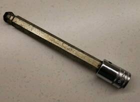 Fablm10 Snap-on 3/8 Inch Drive Metric 10mm Long Ball Hex Socket Driver Made In Usa