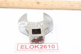 Fcom-21 Snap-on Fco21 21mm 3/8 Inch Drive Open End Chrome Crowfoot Wrench Usa