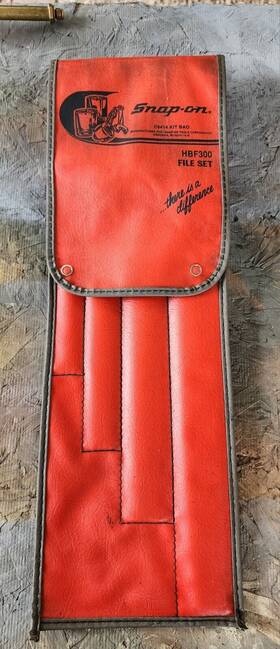 Hbf300 Snap-on 4pc File Set With Red Screw Handles