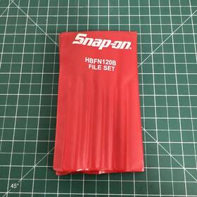 Hbfn120b Snap-on Tools 12 Piece Swiss Pattern Miniature File Set With Handle H5