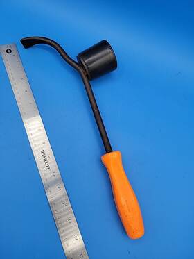 Hch1ao Snap-on Tools Hub Cap Remover Installer Tire Tool Orange Usa T-3-8 Rare