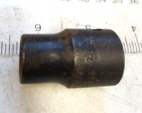 Imdl140 Snap-on 1/2 Inch Drive 7/16 Shallow 12 Point Sae Impact Socket