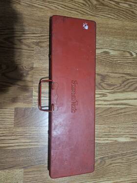 Ka-152 Snap-on Tools Usa Kenosha Wi Red Metal Tool Case Box