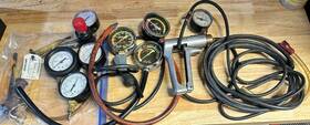 J28552-100 Snap-on Kent Moore 28552-100 10pc Pressure Auto Gauge Lot Svt270 Noshok Kent-moore Usg