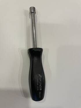 Nddm80a Snap-on Tools Usa Black Hard Grip 8mm Metric 6pt Manual Nut Driver