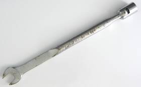 Oh14 Snap-on Tools 7/16 Inch Sae 12 Pt. Flex Head Open-end Combination Wrench Usa Oh14 Snap-on Tools 7/16 Inch Sae 12 Pt. Flex Head Open-end Combination Wrench Usa