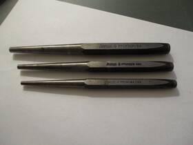 Ppcm106b Snap-on Ppcm206 Tools 3 Vintage Metric Pin Punch Now 6mm 5mm 4mm