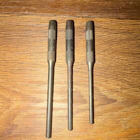 Ppr7 Snap-on Ppr8 Roll Pin Punch Set Ppr6 Usa 3/16 7/32 1/4 Inch Lot