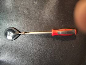 Ptmr0r Snap-on Ptmr0 Tools New Red Soft Grip Extendable Telescoping Inspection Mirror