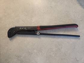 Pwz2-pb Snap On Tools 17 Inch Long Red Soft Grip Quick Adjustable Plier Wrench Pwz2