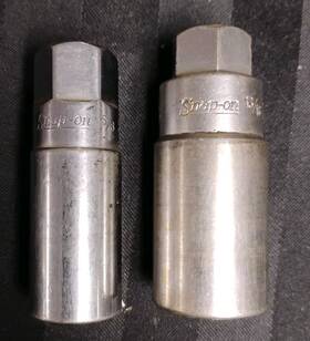 S9704f Snap-on S9706 Usa 6 Point Spark Plug Sockets And 3/8 Drive S9704f Snap-on S9706 Usa 6 Point Spark Plug Sockets And 3/8 Drive