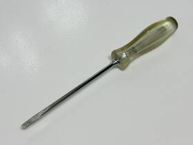 Sdd145 Snap-on Tools Usa Clear Handle Grip Flat Slotted Tip Screwdriver 9 Inch Oal