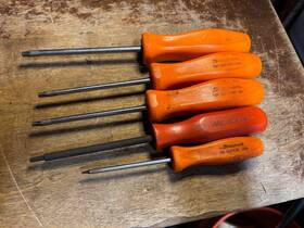 Sdtx530 Snap-on Sdtx427 And Mac Tools Torx Screwdriver Set 5 Piece 27 25 20 8 Usa