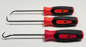 Sg3ash45co Snap-on 3pc Instinct Miniature Pick Set 45 Tip 90 Hook Usa