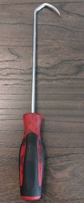 Sga1713b Snap-on Radiator Hose Pick Long Blade Hook Red/black 13 Inch Length