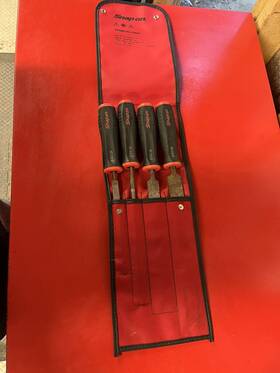 Sghbf600a Snap-on 4pc Instinct Soft Grip Handle Mixed File Set Sghbf600a Snap-on 4pc Instinct Soft Grip Handle Mixed File Set