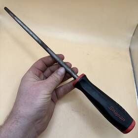 Sghf616a Snap-on Red Soft Grip File Handle #sghf616 With 10 Inch Round