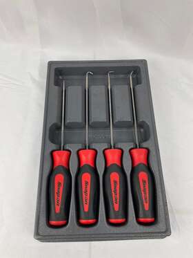 Sglasa604br Snap-on 4-pc Instinct Heavy-duty Red Pick Set