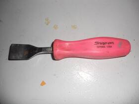 Sp88p Snap-on Tools Pink Gasket Scraper Screwdriver Hand