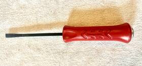 Spbs10ar Snap-on 10 Inch Straight Striking Pry Bar Red Hard Grip Handle Tool Usa