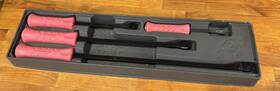 Spbs704aep Snap-on Electric Pink 4pc Hard Grip Striking Prybar Set Spbs704aep Snap-on Electric Pink 4pc Hard Grip Striking Prybar Set