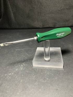 Sdd4 Snap-on Ssd4 Flat Slotted 1/4 Inch Military Green Color Variant Screwdriver Rare