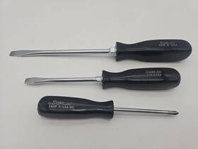 Ssd4ssdp31 Snap-on Vintage Tools 3pc Phillips Flathead Black Handle Screw Driver Ssd 4-6-31 Ssd4ssdp31 Snap-on Vintage Tools 3pc Phillips Flathead Black Handle Screw Driver Ssd 4-6-31