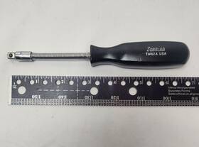 Tm62a Snap-on 1/4 Inch Drive Flexible Shaft Socket Driver Hard Black Handle Tool Usa Tm62a Snap-on 1/4 Inch Drive Flexible Shaft Socket Driver Hard Black Handle Tool Usa