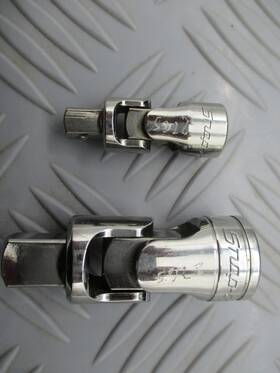 Tmu8b-fu8a Snap-on Tools 2 Universal Swivel Socket Extensions 1/4 Inch And 3/8 Drive Snapon