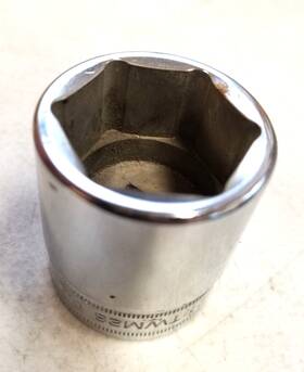 Twm29 Snap-on 1/2 Inch Drive 29mm 6 Point Shallow Chrome Socket