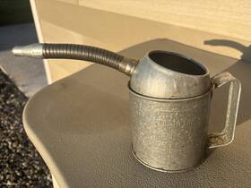 Stant 55344 Funnel King 1 Quart Measure Can With Flex Spout Galvanized Heavy Duty