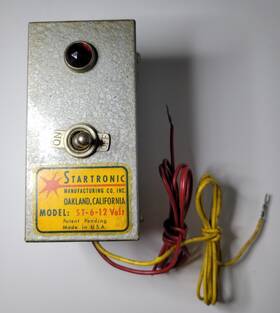 St-6-12 Startronic 60s Engine Starter Remote Switch Tool Electric Box Instruction Vtg Volt