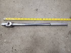 25619 T&e Tools 19 Inch Adjustable Handle Breaker Bar 3/4 Drive Usa