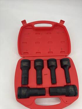 98706 T&e Tools 6 Piece Metric In-hex 3/4 Inch Drive Impact Sockets Ships Fast