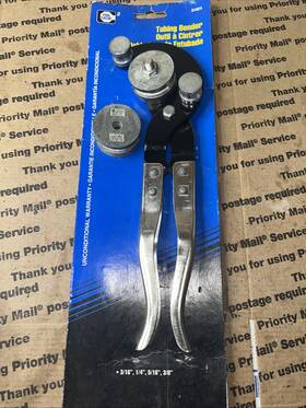51624 Tool Cache 2 Plier Type Brake Pipe Bender Fuel Line Tubing Bending 3/16 Inch 1/4 5/16 3/8